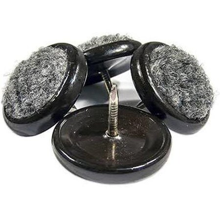 Richelieu Richelieu America 235869 1.25 in. TG Gray Glide - Pack of 4 235869